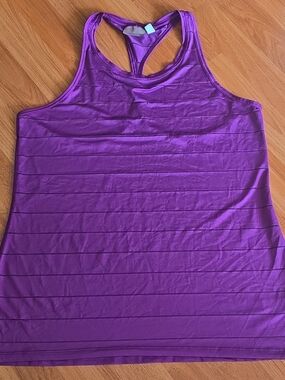 Athleta Vibrant Purple Racerback Muscle Tank
